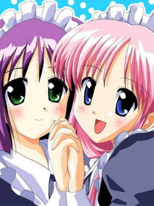 Two Lovely Maids backdrop