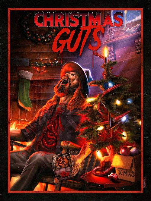 Christmas Guts backdrop