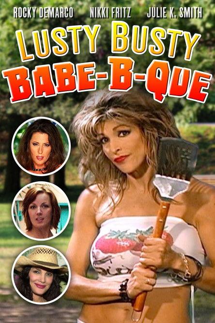 The Lusty Busty Babe-A-Que backdrop