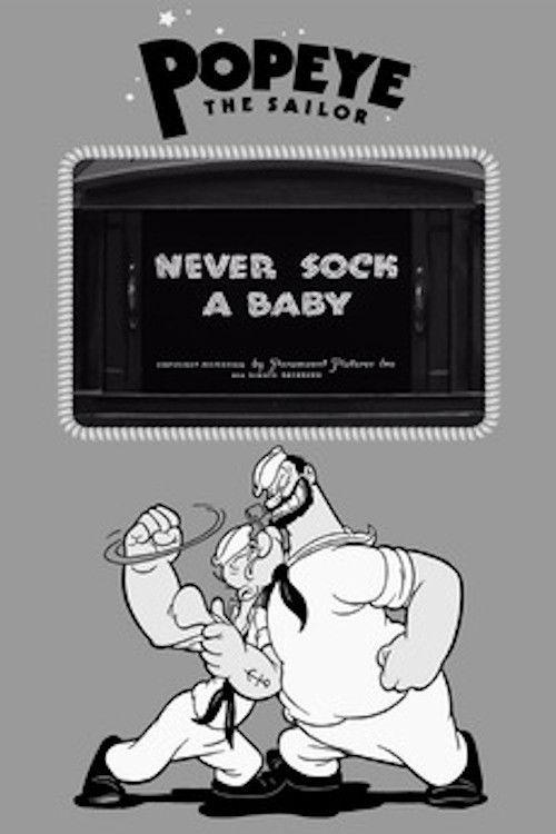 Never Sock a Baby backdrop