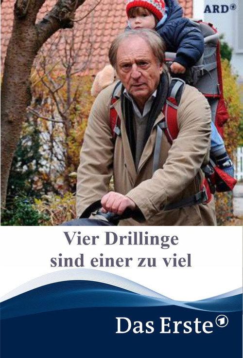 Vier Drillinge sind einer zu viel backdrop