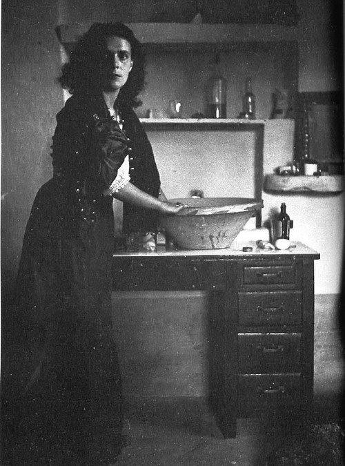 Leonora Carrington or The Ironic Spell backdrop