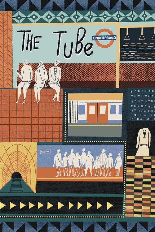 The Tube backdrop