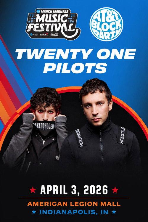 Twenty One Pilots: NCAA March Madness Music Festival - AT&T Block Party backdrop