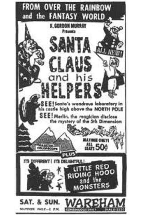 Santa Claus and His Helpers backdrop