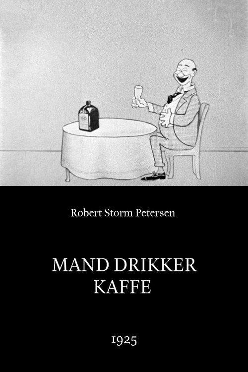 Man Drinking Coffee backdrop