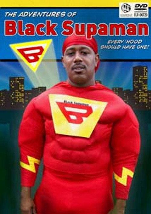 Black Supaman backdrop