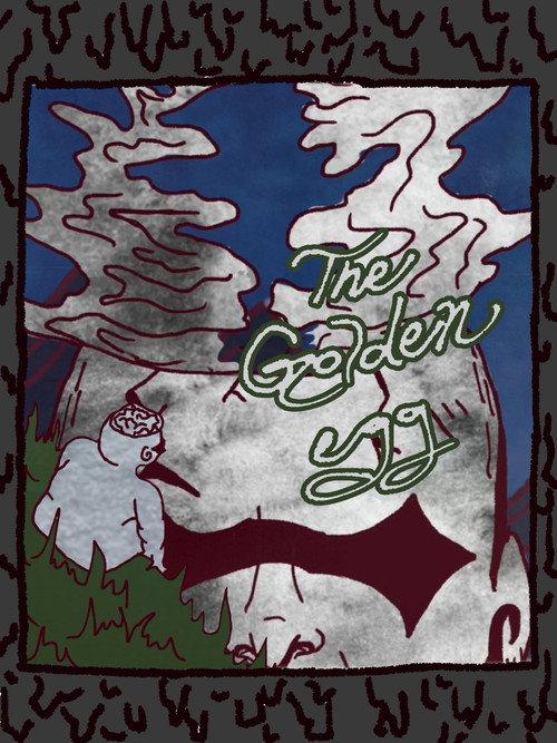 The Golden Egg backdrop