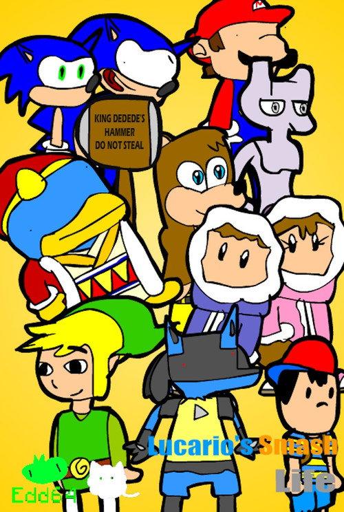 Luc's Smash Life backdrop