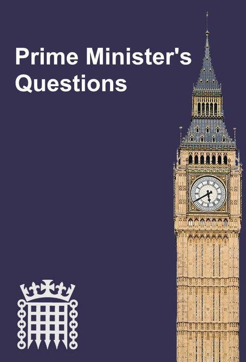 Prime Minister’s Questions backdrop