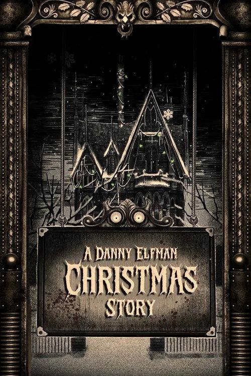 A Danny Elfman Christmas Story backdrop