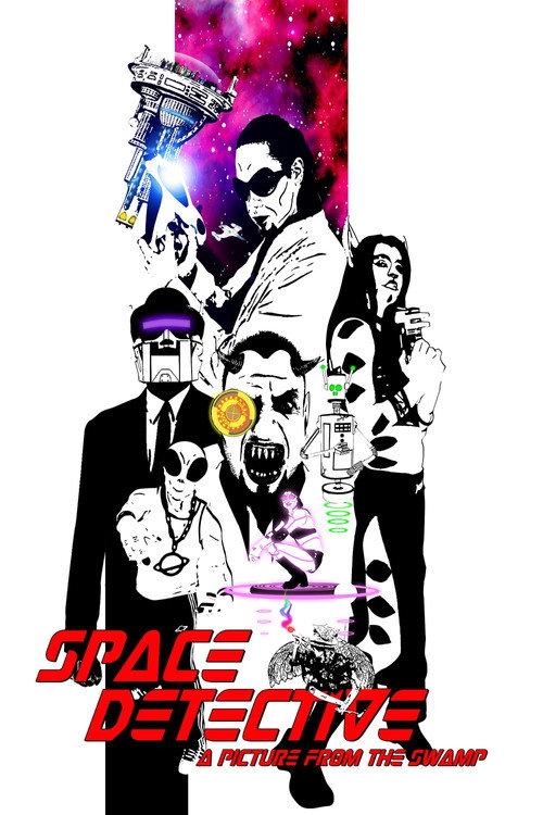 Space Detective backdrop