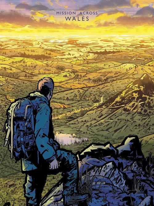 Geowizard: Straight Line Mission Across Wales backdrop