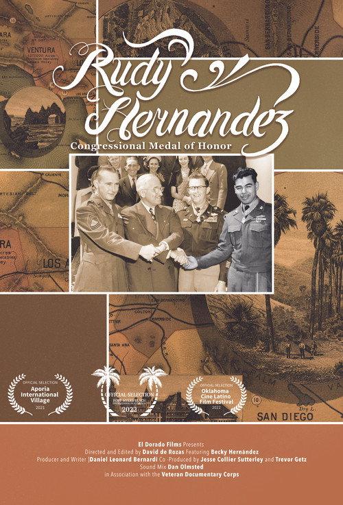 Rudy Hernandez: Congressional Medal of Honor backdrop