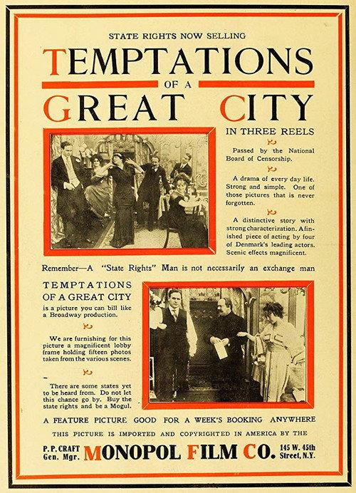 Temptations of a Great City backdrop