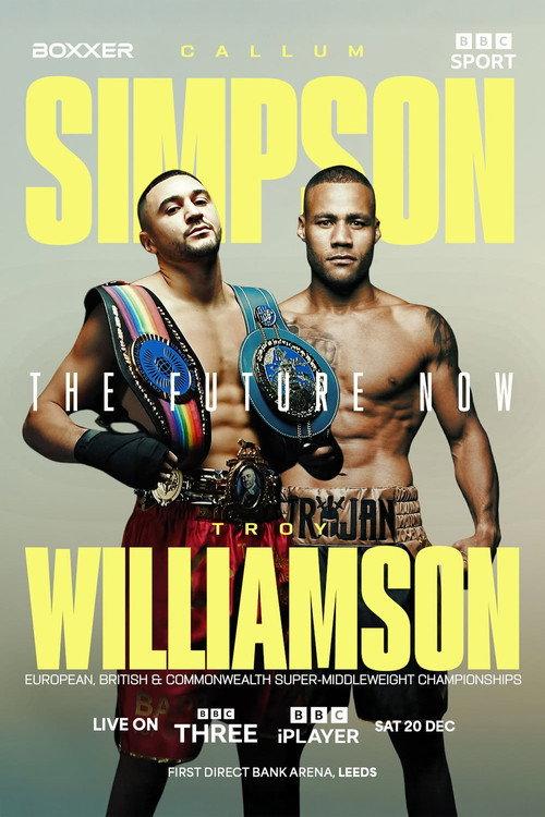 Callum Simpson vs. Troy Williamson backdrop
