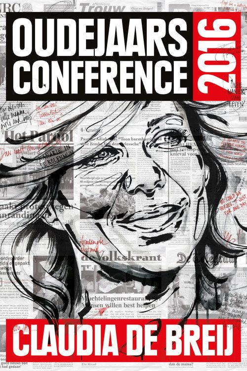 Claudia de Breij: Oudejaarsconference 2016 backdrop