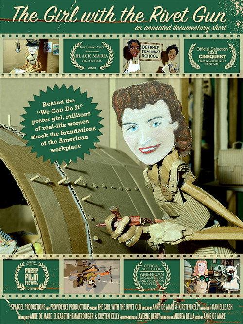 The Girl with the Rivet Gun backdrop