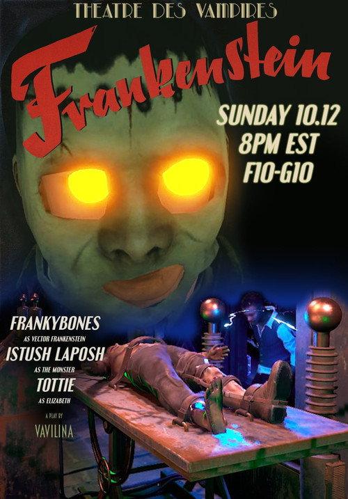 Frankenstein backdrop