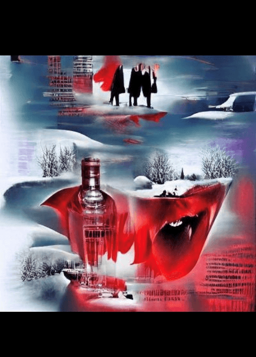 Red Vodka backdrop