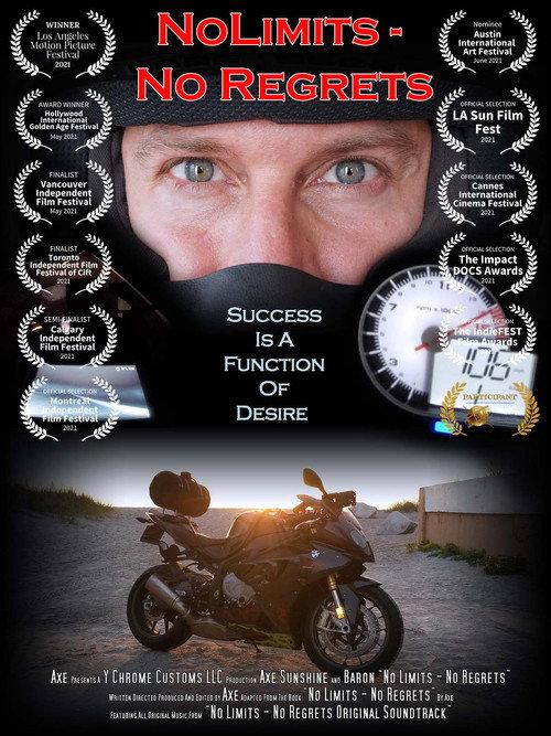 No Limits - No Regrets backdrop