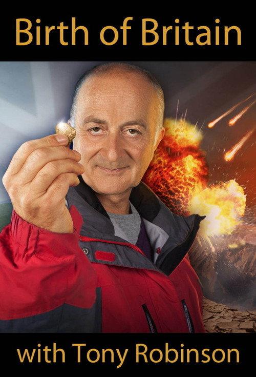 Birth of Britain with Tony Robinson backdrop