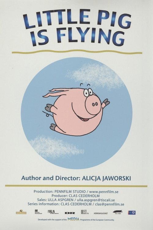 Little Pig Is Flying backdrop