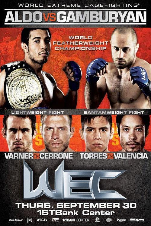 WEC 51: Aldo vs. Gamburyan backdrop