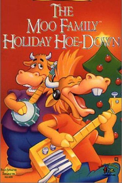 The Moo Family Holiday Hoe-Down backdrop