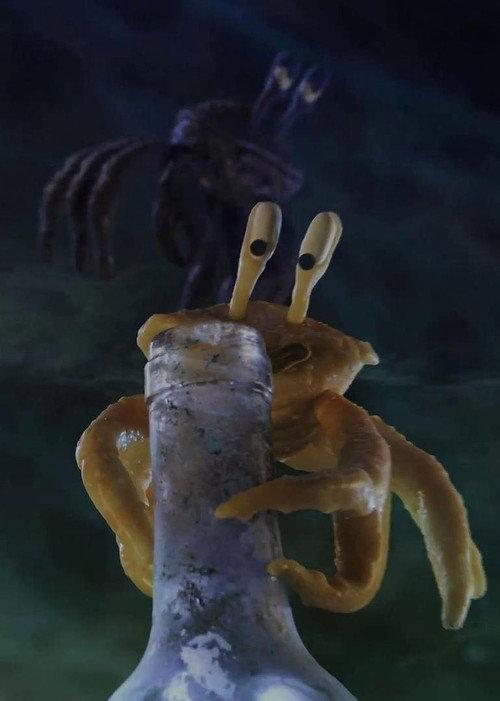 Crab backdrop