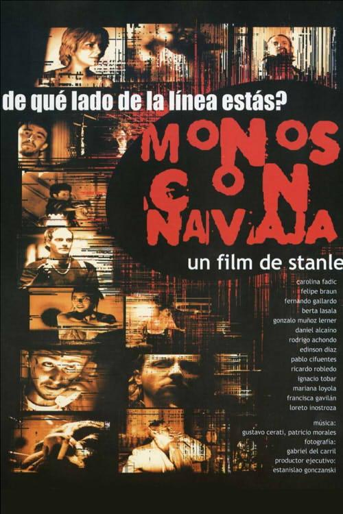 Monos con navaja backdrop