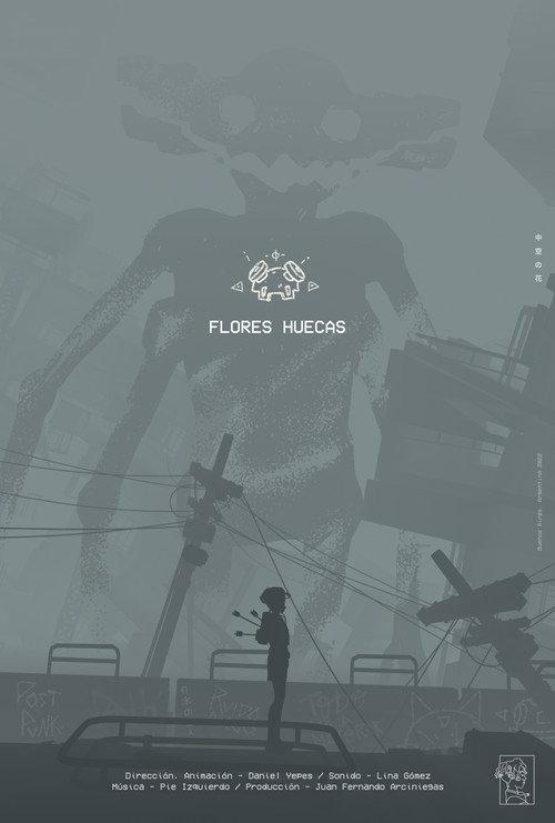 Flores Huecas backdrop