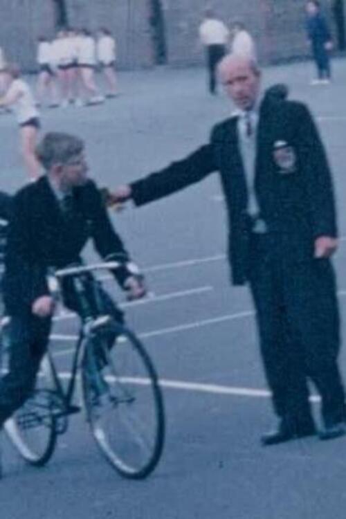 A Boy Goes Cycling backdrop