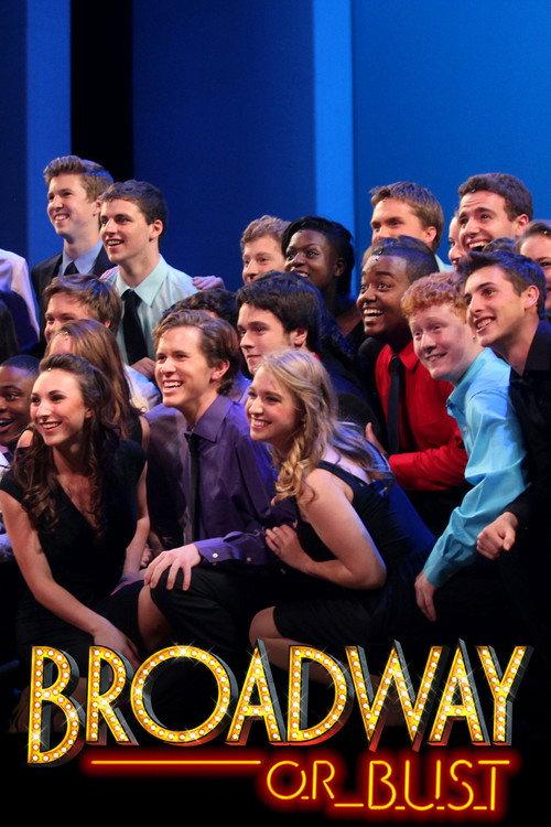 Broadway or Bust backdrop