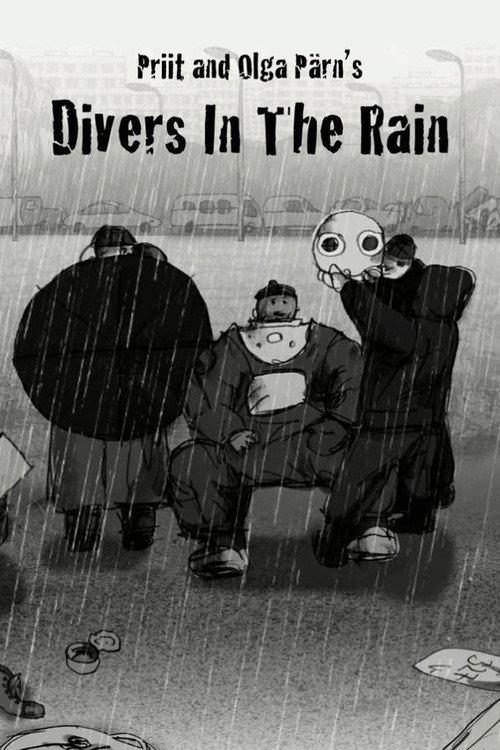 Divers in the Rain backdrop