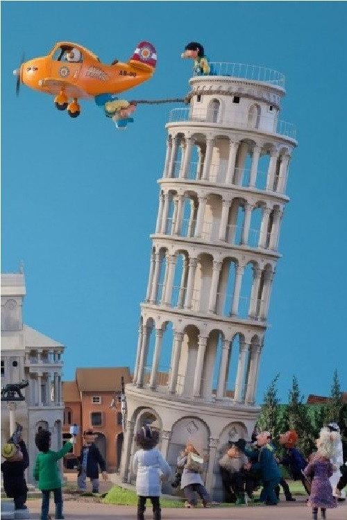 Tower backdrop