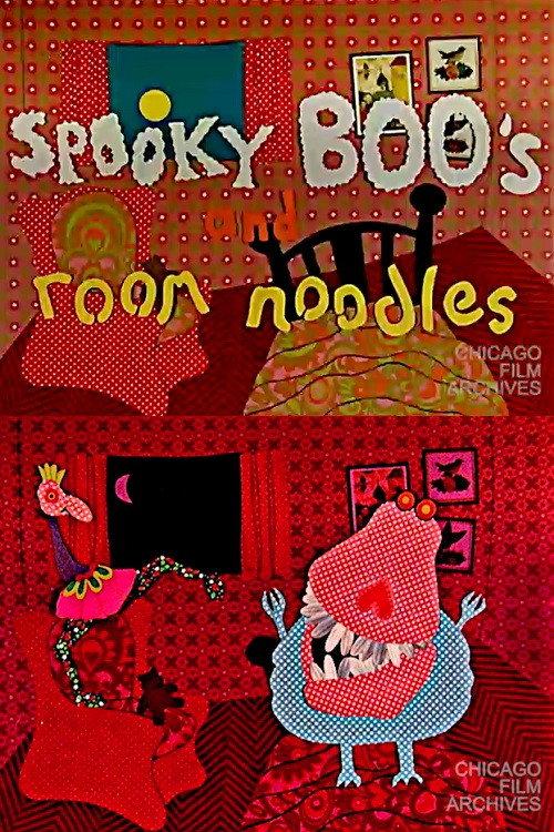 Spooky Boo's and Room Noodles backdrop