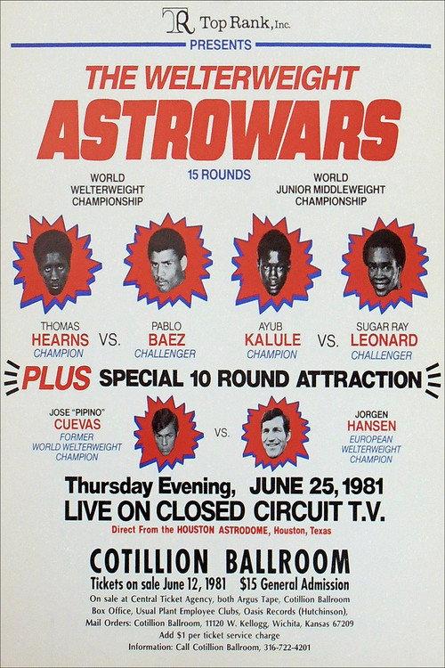 Sugar Ray Leonard vs. Ayub Kalule backdrop