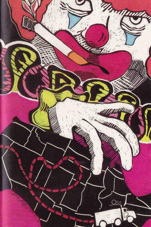 The Clown Tape backdrop