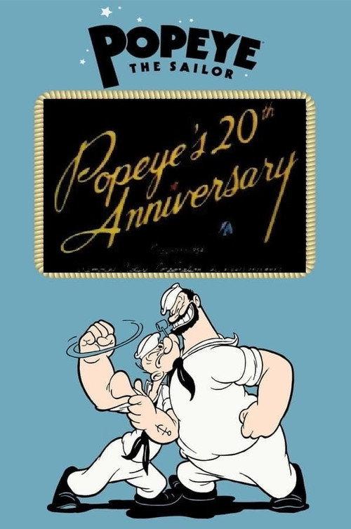 Popeye's 20th Anniversary backdrop