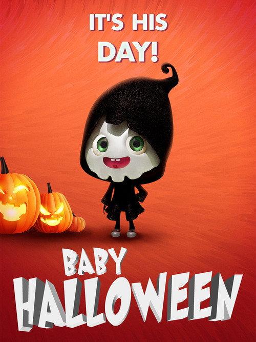 Baby Halloween backdrop