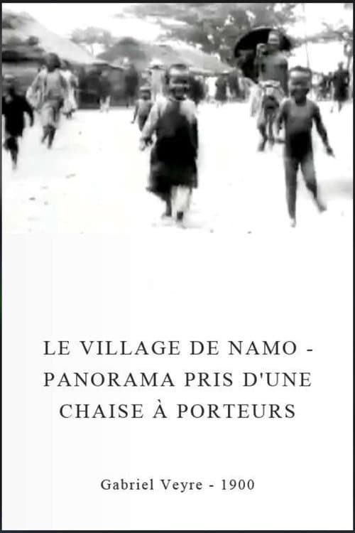 Le village de Namo - Panorama pris d'une chaise à porteurs backdrop