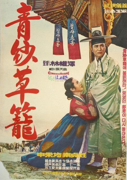A Red-and-blue Gauze Lantern backdrop