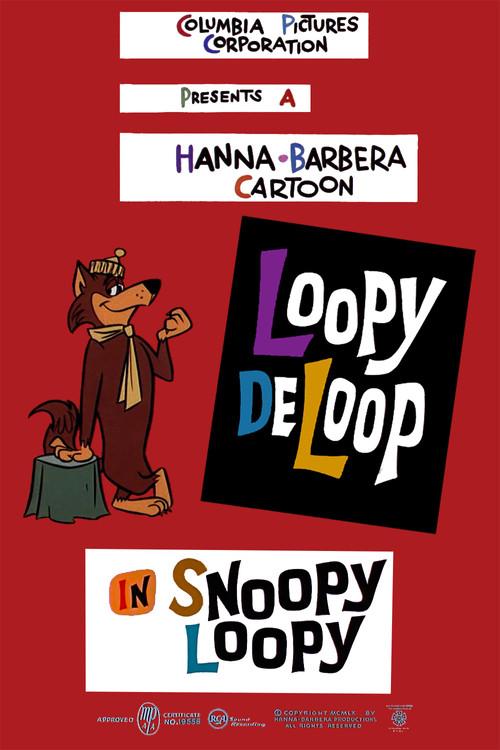 Snoopy Loopy backdrop