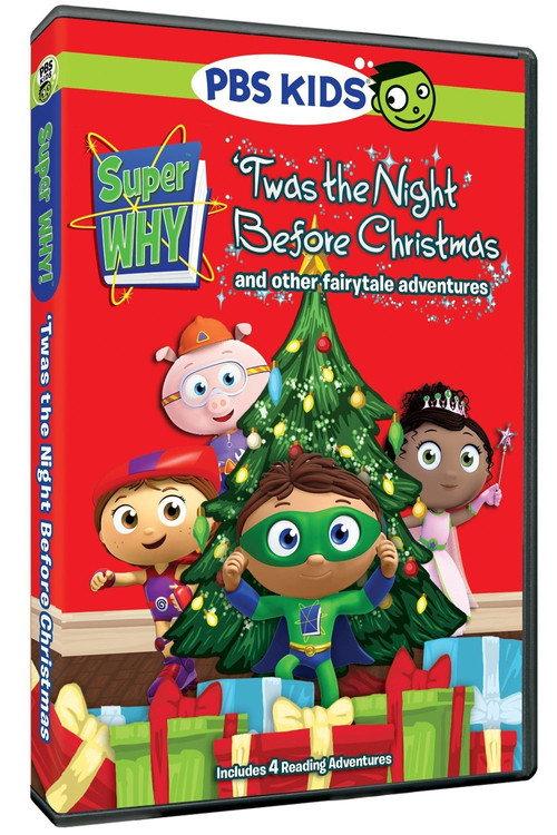 Super Why! 'Twas The Night Before Christmas backdrop