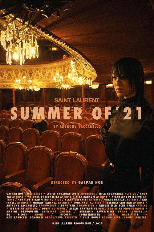 Saint Laurent: Summer of '21 backdrop