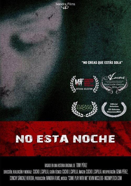 No esta noche backdrop