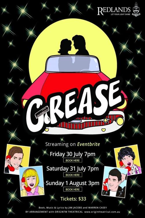 Redlands Grease backdrop