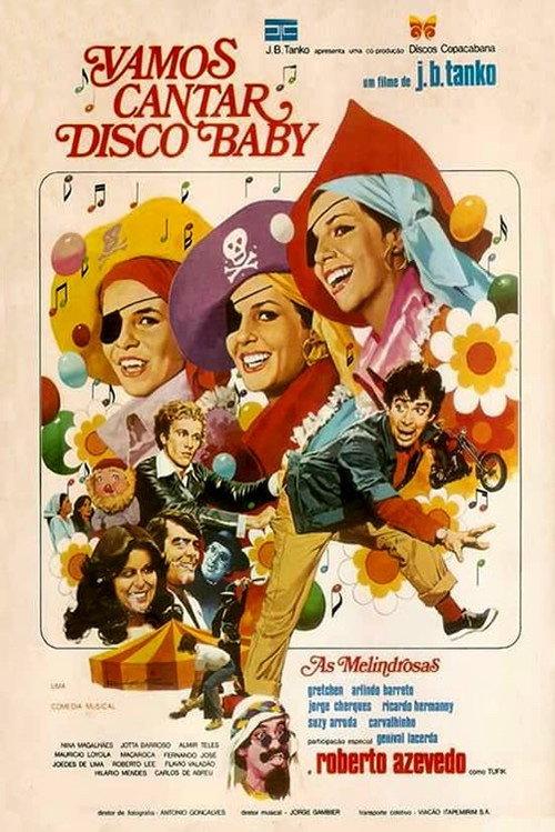 Vamos Cantar Disco Baby backdrop