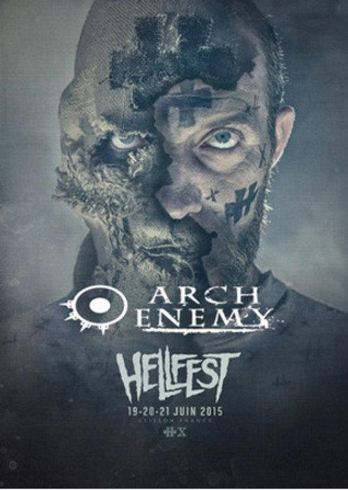Arch Enemy - Hellfest Open Air 2015 backdrop